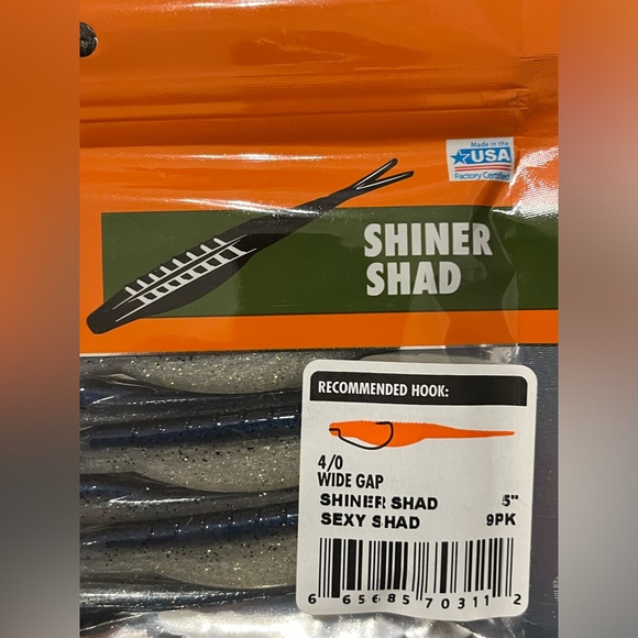 18pc 5in Sexy Shiner Shad Plastic Baits Lure Ozark Trail 2 Packages Gear - Picture 5 of 6